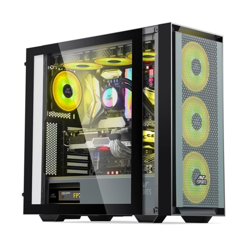 Ant Esports 690 Air ARGB Black Cabinet